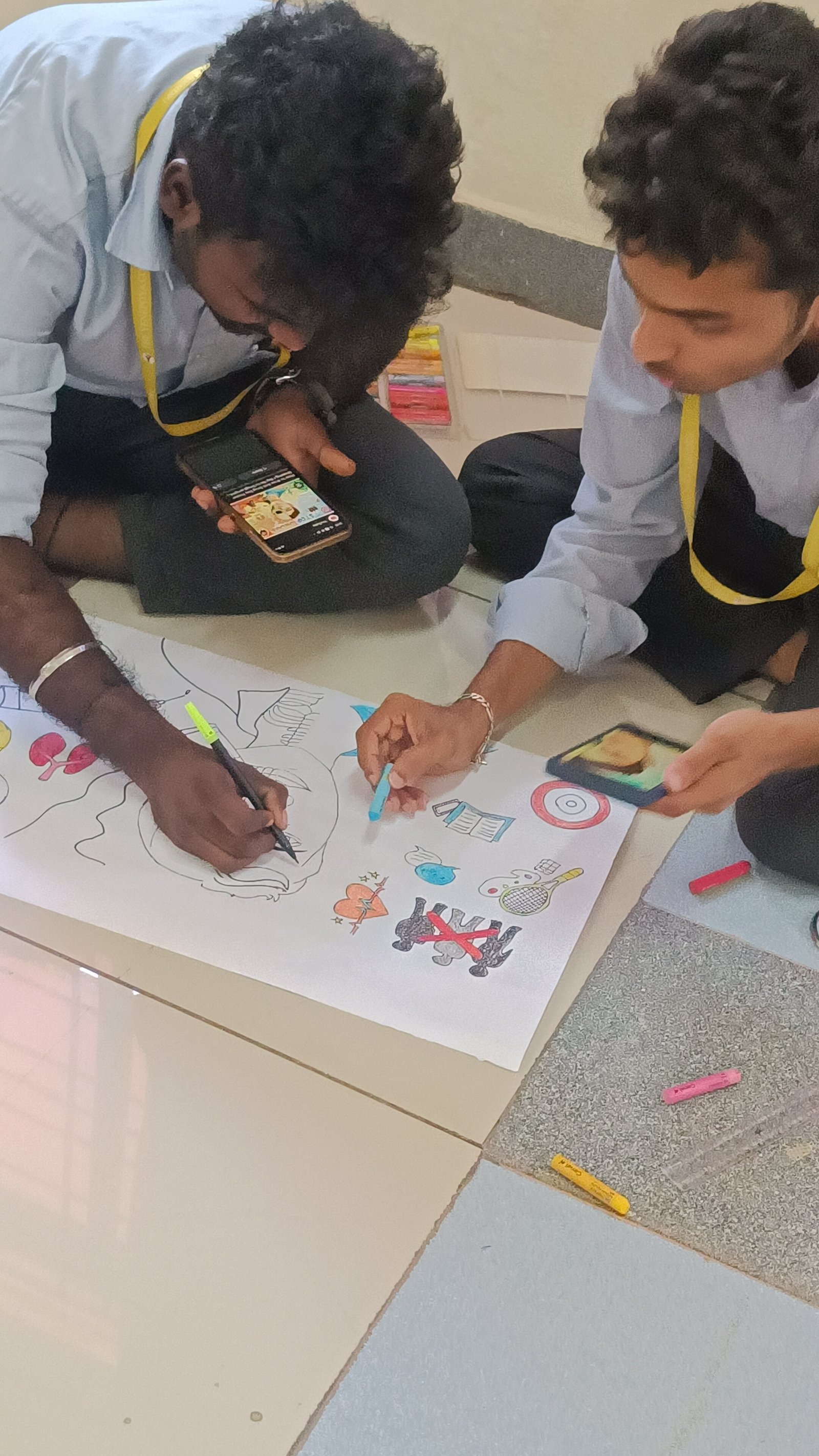 Poster Making Competition on “Choose Health Over Addiction”